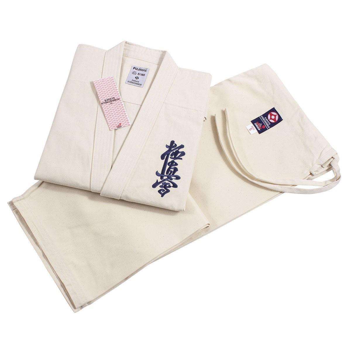 Kimono Kyokushin Compétition Écru FUJIMAE 10173