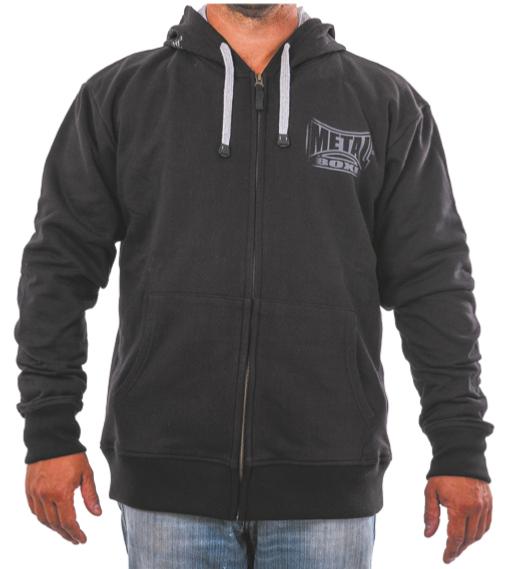 Sweat capuche zippé Metal Boxe "épuisé"