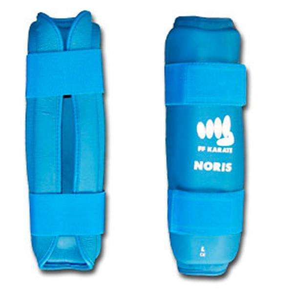 Protège Tibia Noris – Homologué FF Karaté Rouge & Bleu