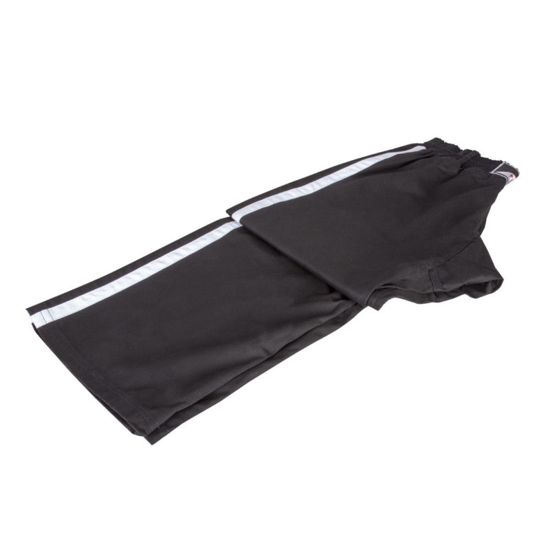 Pantalon arts martiaux en coton noir - FUJIMAE 11330 "épuisé"