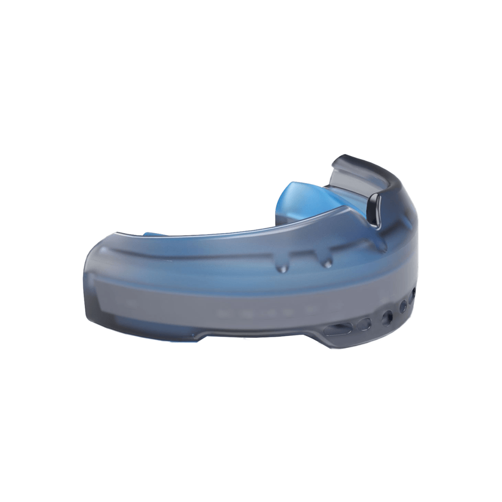 Orthodontic mouthguard Shock Doctor Gel Ultra black and blue silicone for adults with braces