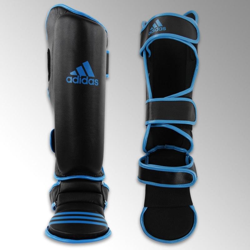 Protège tibia et pied extérieur PU, mousse haute densité souple adidas