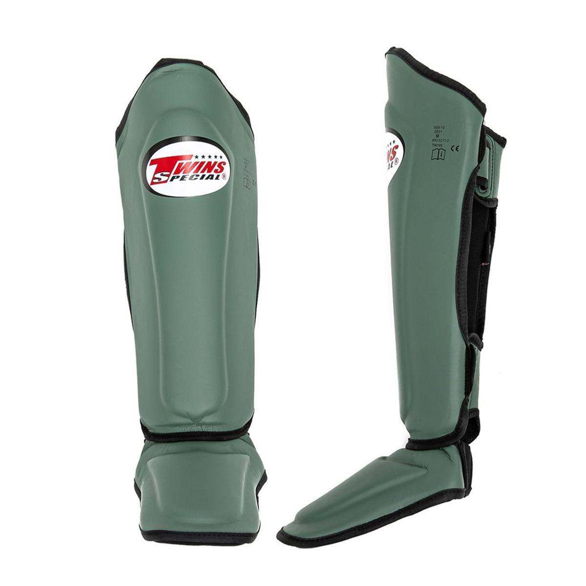 Protège tibias + pieds Twins SGS10 vert