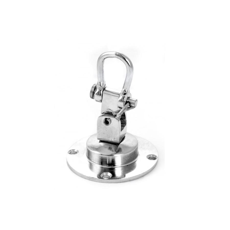 Durable silver steel Rotule Swivel for punching bags with excellent rotation for boxing and martial arts training