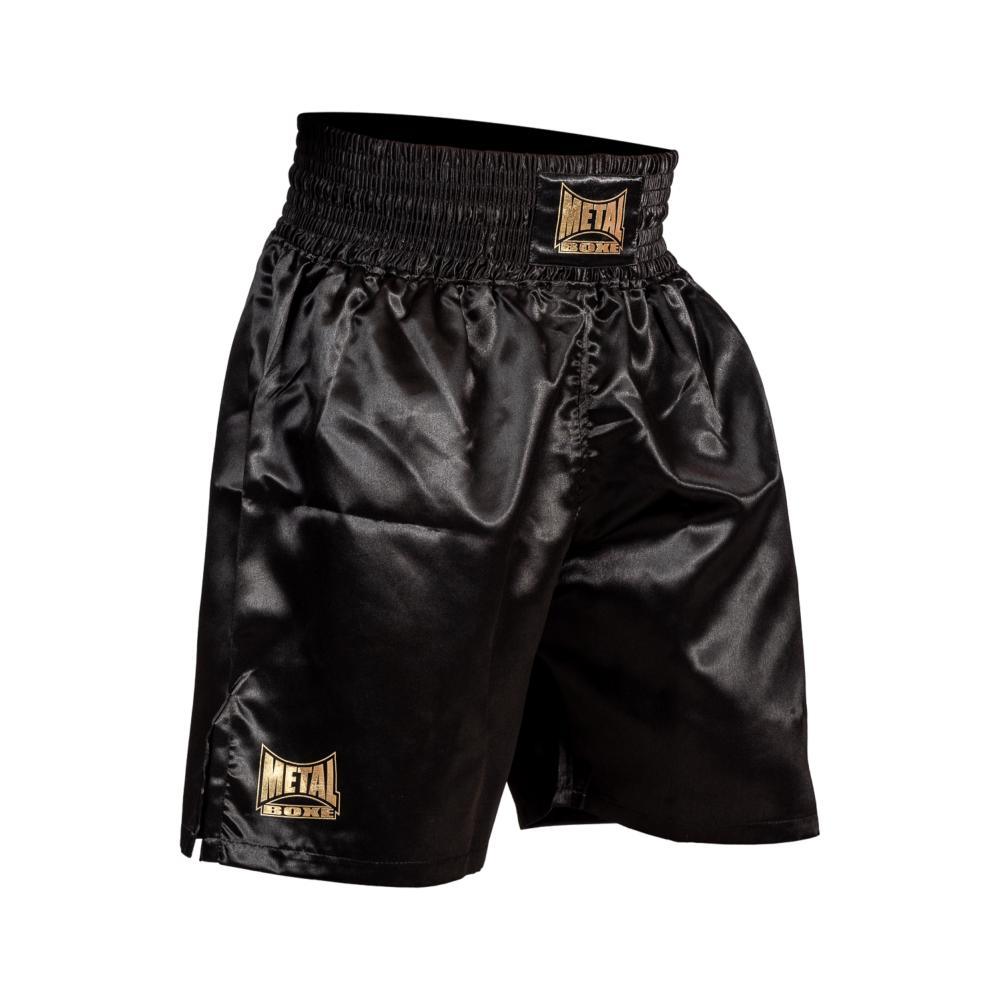 Short de Boxe Anglaise Pro Line Metal Boxe Noir/Or - TC75N