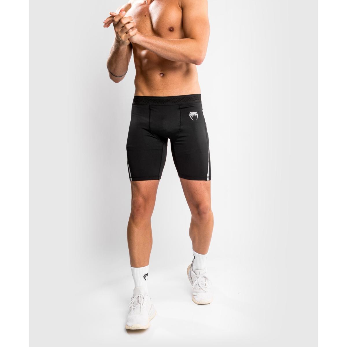 Short Muay Thai Kinsane – Blanc – Taille L – Unisexe Adulte