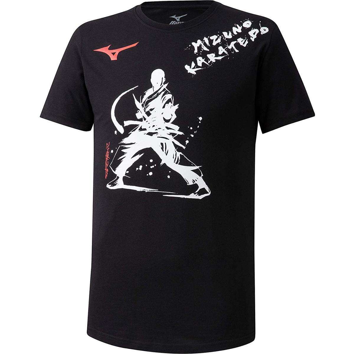 T-shirt Karate Mizuno Karatedo Tee Noir