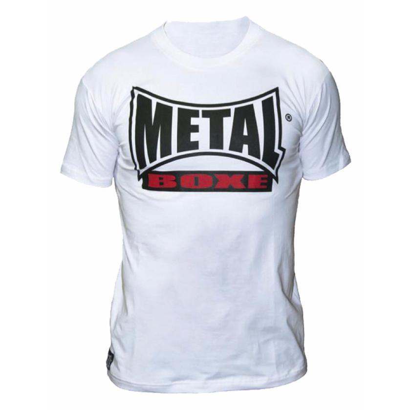 T-shirt noir Visual Metal Boxe – Confort et style sportif