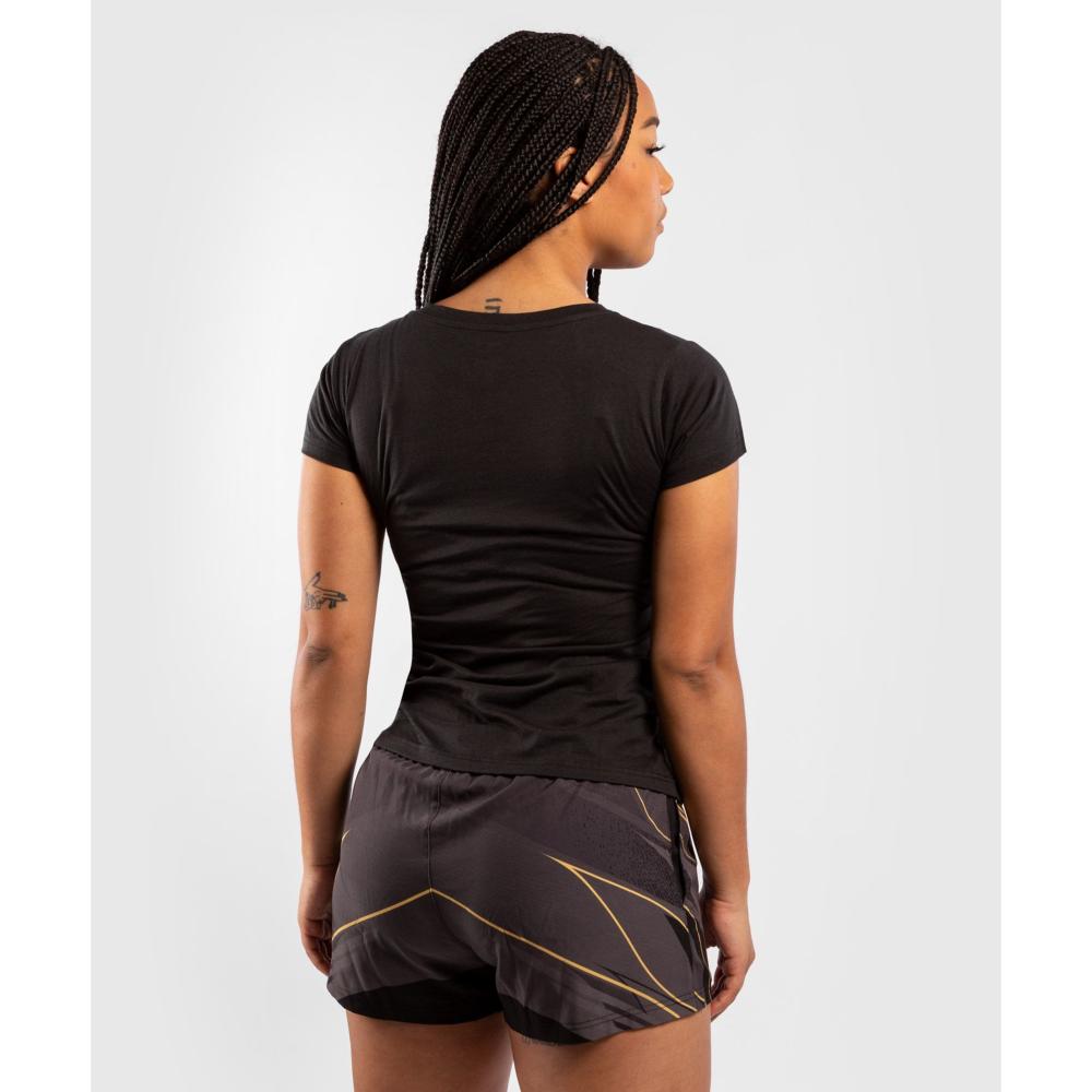 T-shirt femme UFC Venum Replica Champion Noir/or "épuisé"