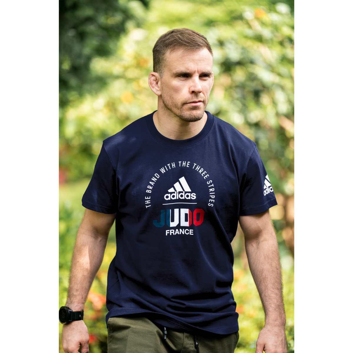 T-shirt Adidas France Judo National Line - Navy "épuisé"