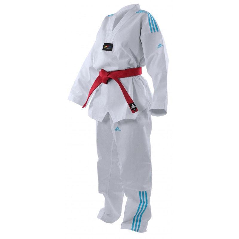 Dobok Taekwondo adidas Club à bandes bleues "épuisé"