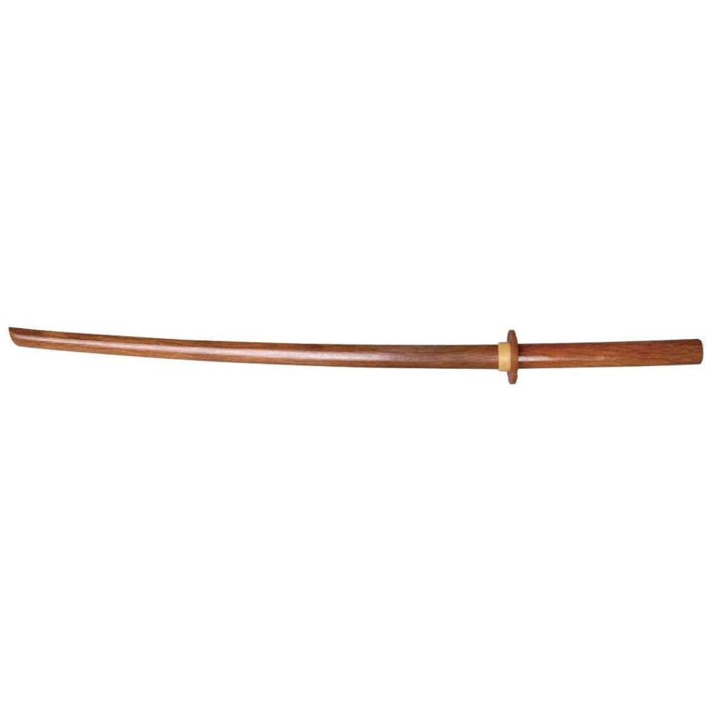 Bokken bois rouge Dojo Master en bois avec tsuba, 102 cm, 560 g, pour arts martiaux japonais.