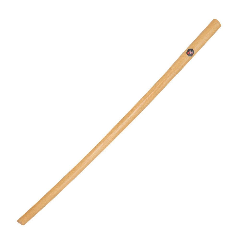 Bokken en hêtre FUJIMAE 100 cm, bois naturel, pour Aikido et Kendo.
