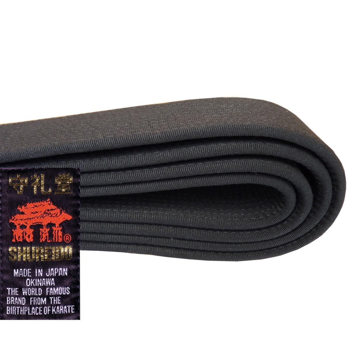 Ceinture noire Shureido Premium