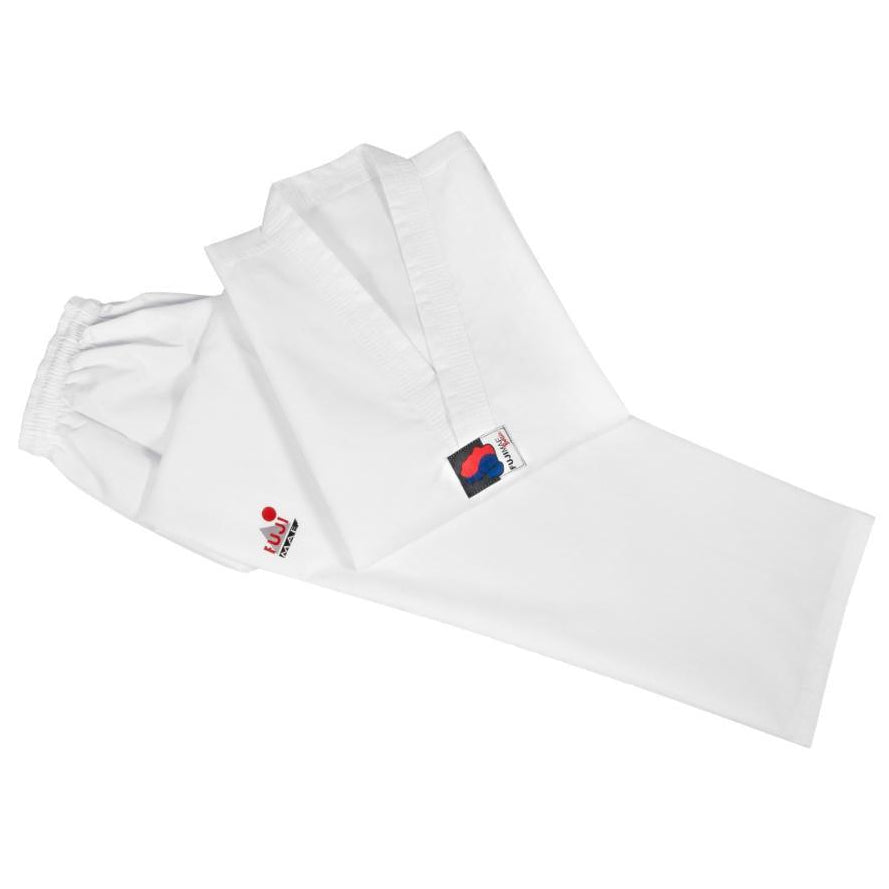 Dobok de Taekwondo Basic Col Blanc - FUJIMAE - Boutique des Arts Martiaux