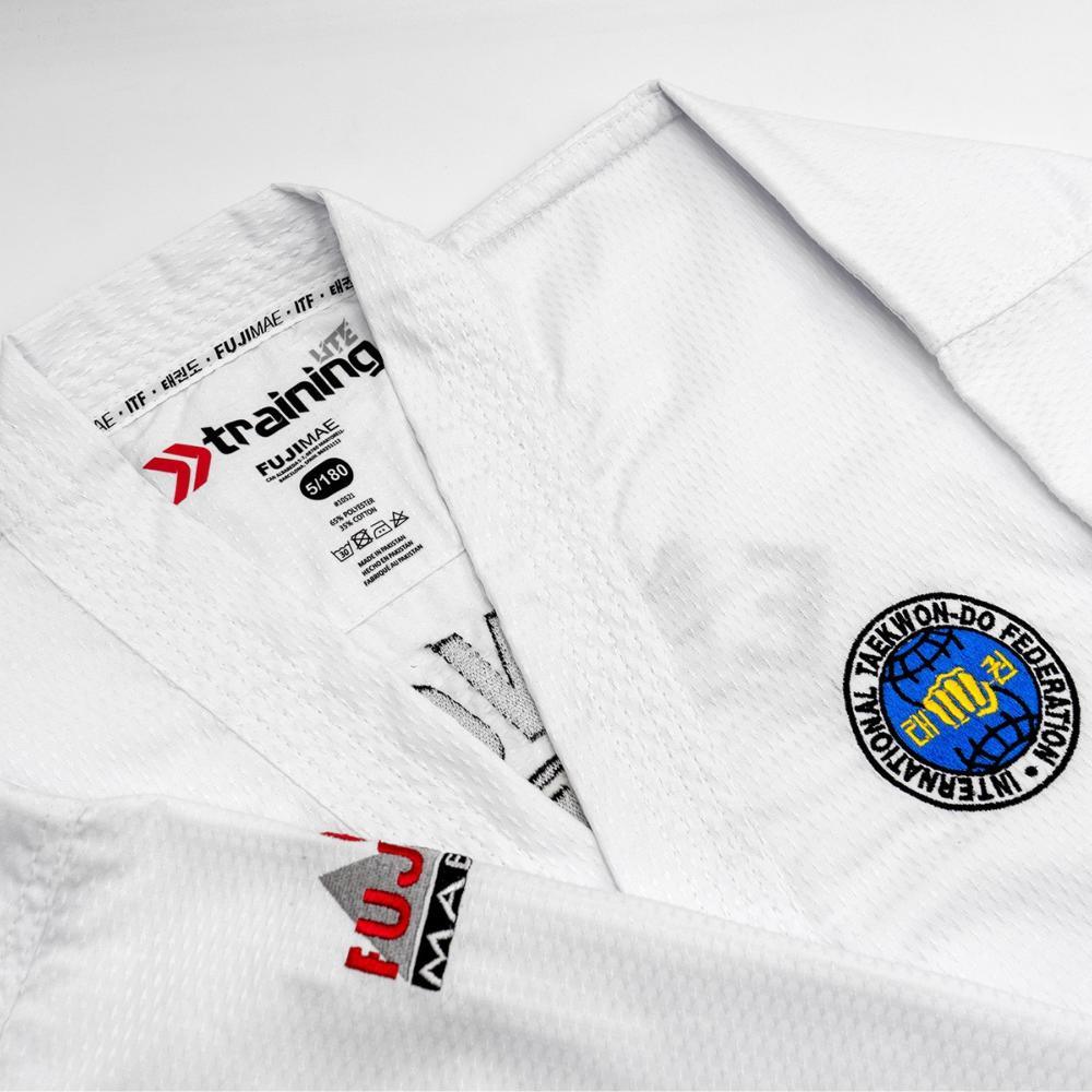 Dobok ITF Training Lite Ceinture Noire FUJIMAE – Taekwondo