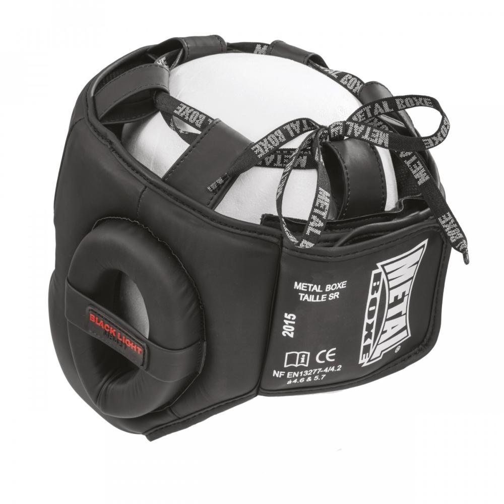 Casque de boxe intégral Black Light Metal Boxe