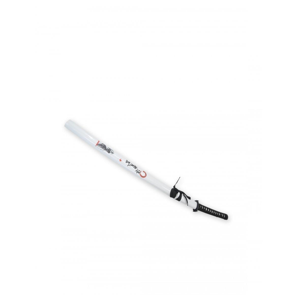 Katana Samouraï 69 cm Blanc