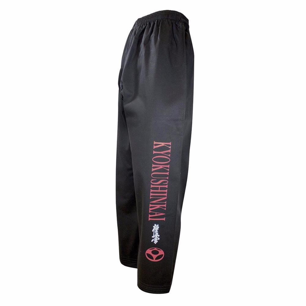 Pantalon Kyokushinkai Kanji noir Fuji Mae