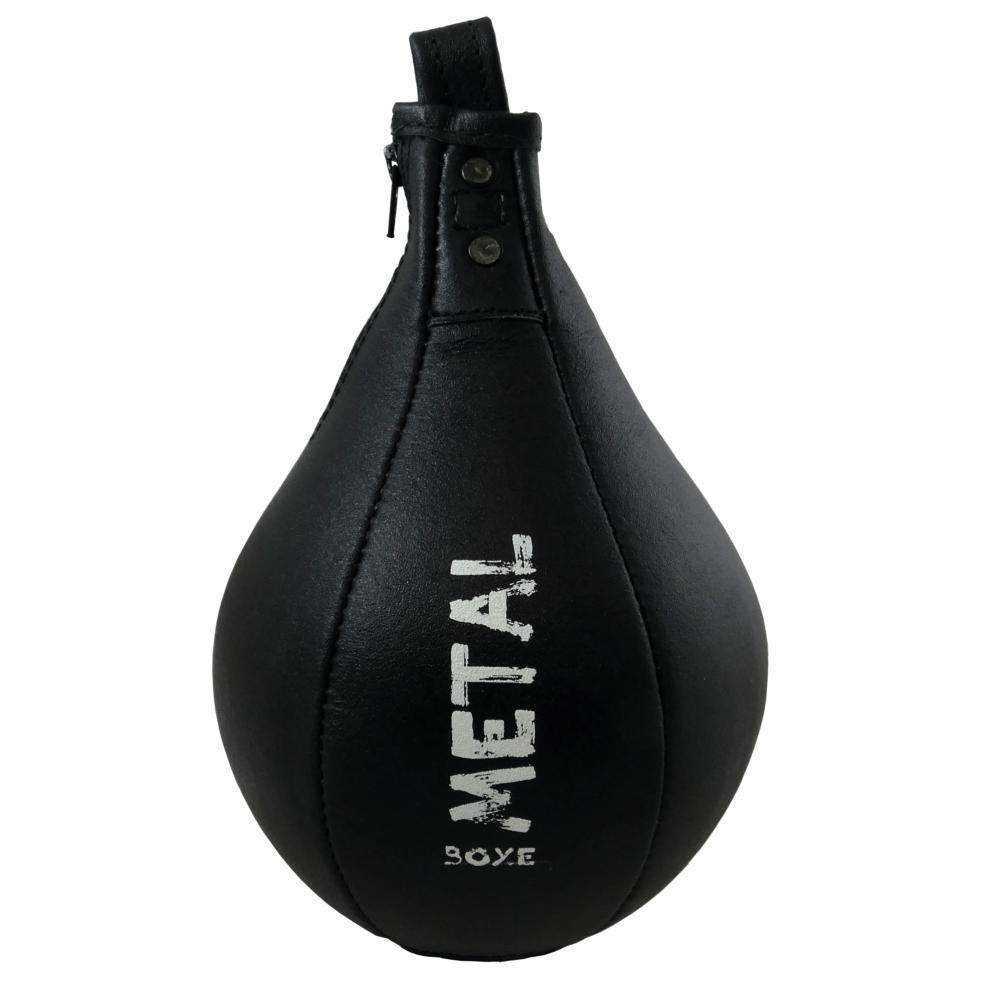 Poire de vitesse cuir Heracles Metal Boxe Noir