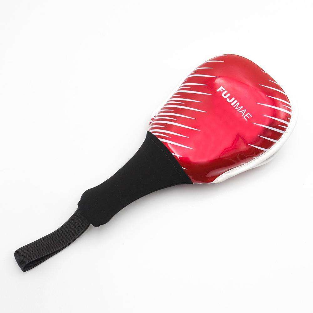 Raquette Pang Pang FUJIMAE rouge pour entraînement arts martiaux avec revêtement PU durable et mousse haute densité