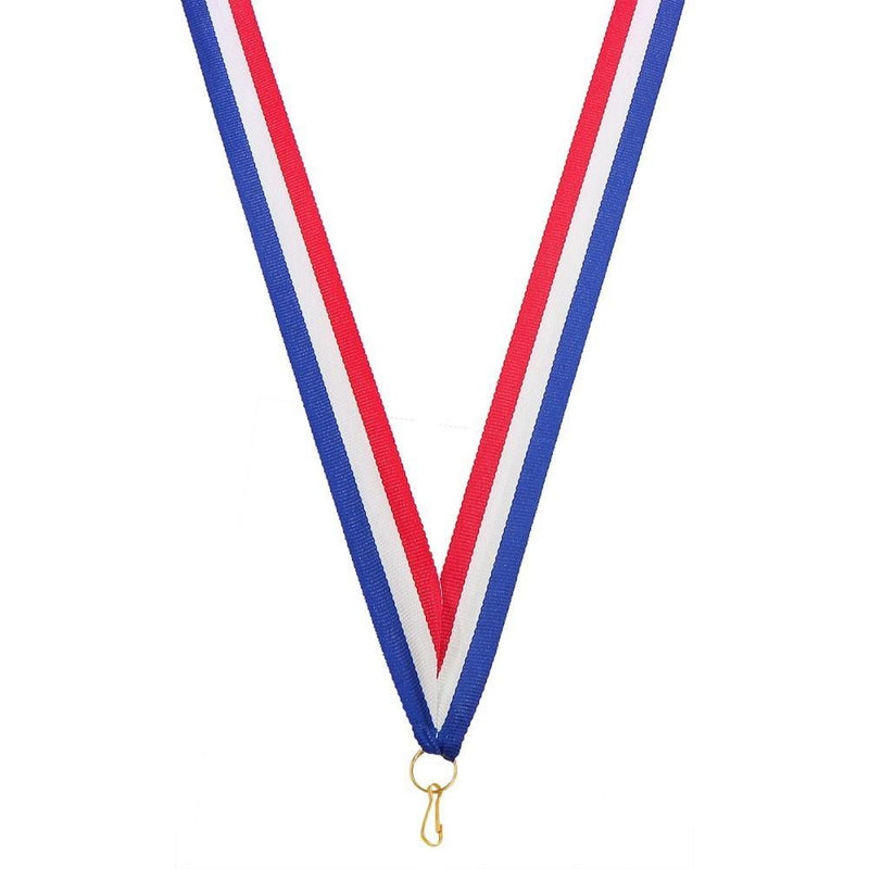 Ruban individuel pour médaille Bleu/Blanc/Rouge Large - R1A