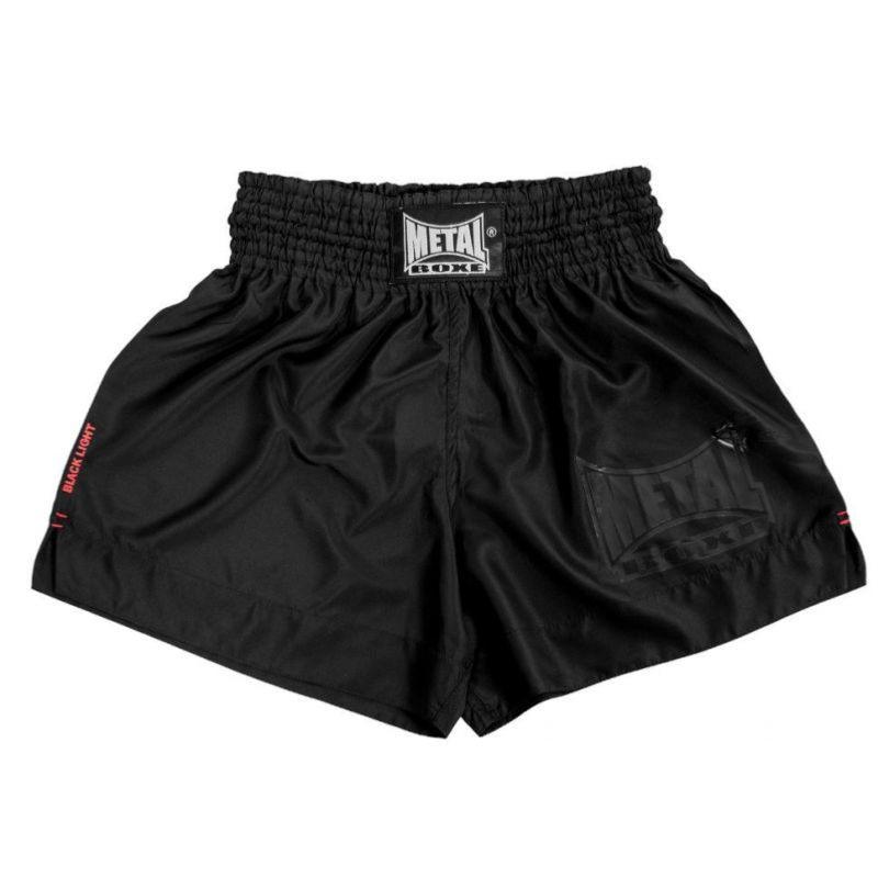short-de-boxe-thailandaise-black-light-metal-boxe