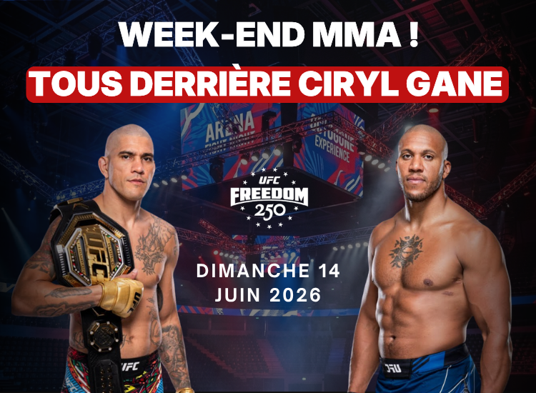 UFC à la Maison Blanche : Ciryl Gane vise la ceinture face à Alex Pereira