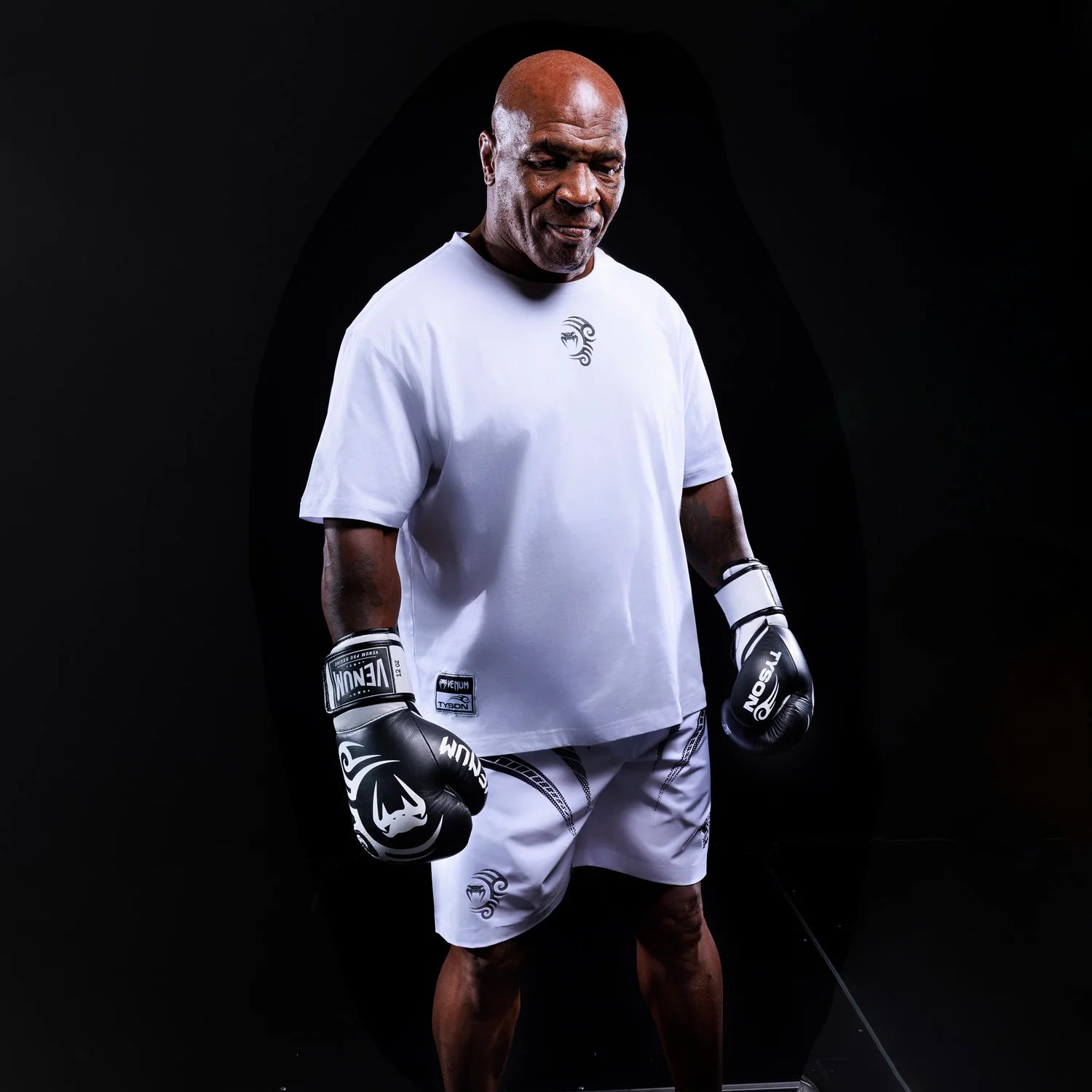 T-shirt Venum x Mike Tyson Tiger Blanc