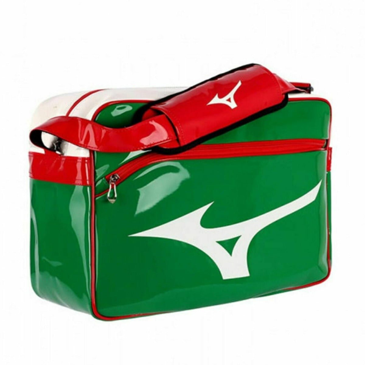 Sac de sport Mizuno Vintage Medium Vert/Blanc/Rouge | Boutique des Arts Martiaux
