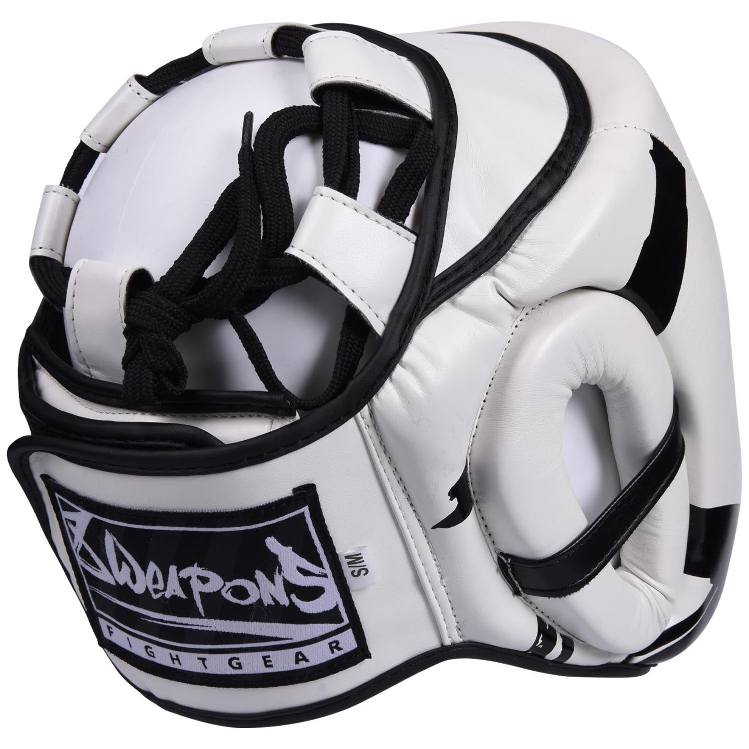 Casque de Boxe - 8 WEAPONS Unlimited - Blanc/Noir
