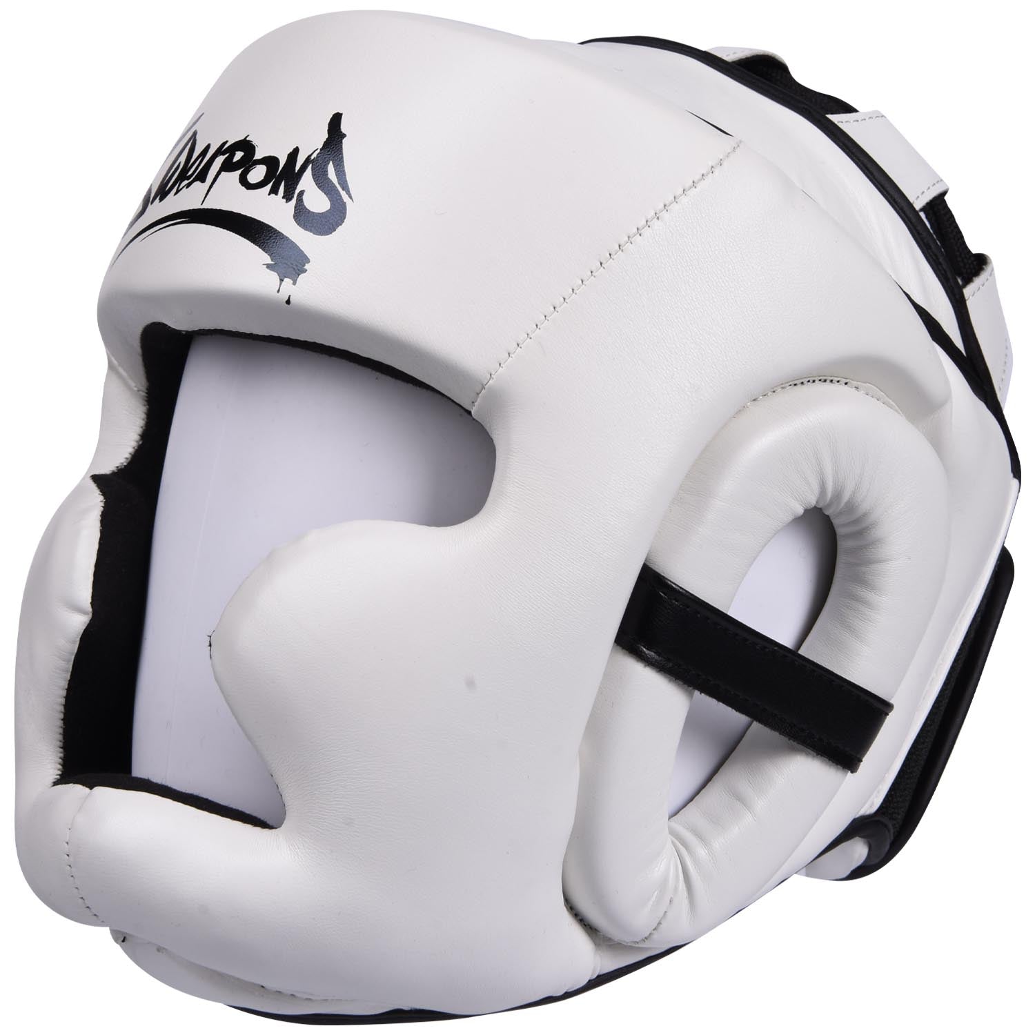 Casque de Boxe - 8 WEAPONS Unlimited - Blanc/Noir