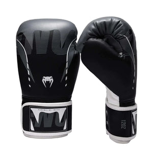 Gants de boxe Venum Adrenaline noir argent gris protection haute performance