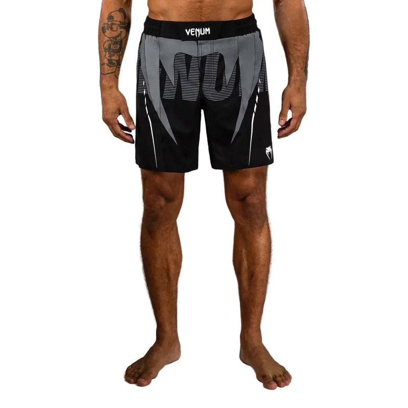 Fightshorts Venum Adrenaline – Noir/Argent/Gris
