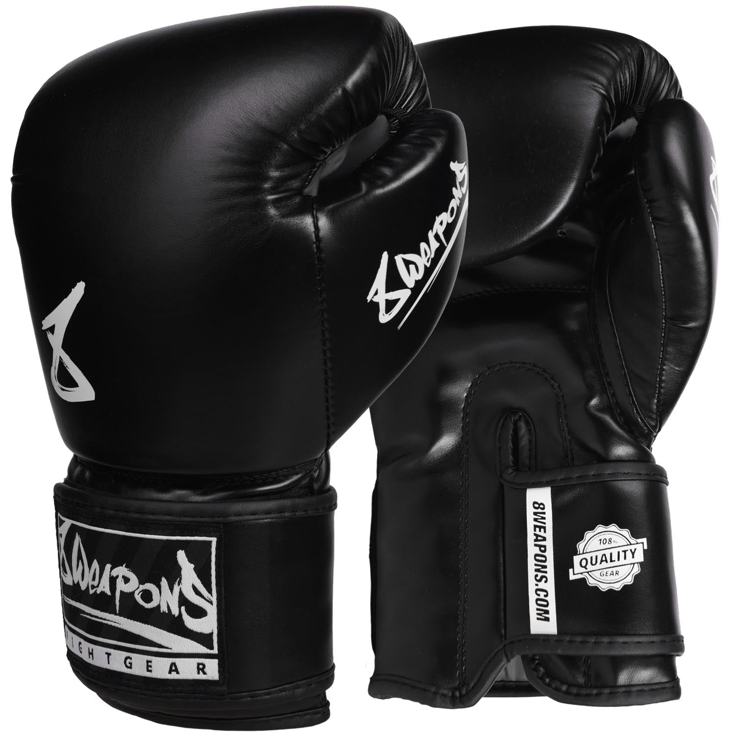 Gants de boxe - 8 WEAPONS - Pure - Noir/Blanc