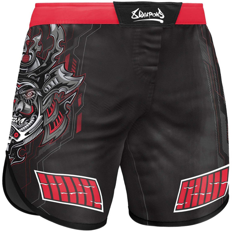 Fightshort - 8 WEAPONS - Samurai 2.0 - Noir/Rouge