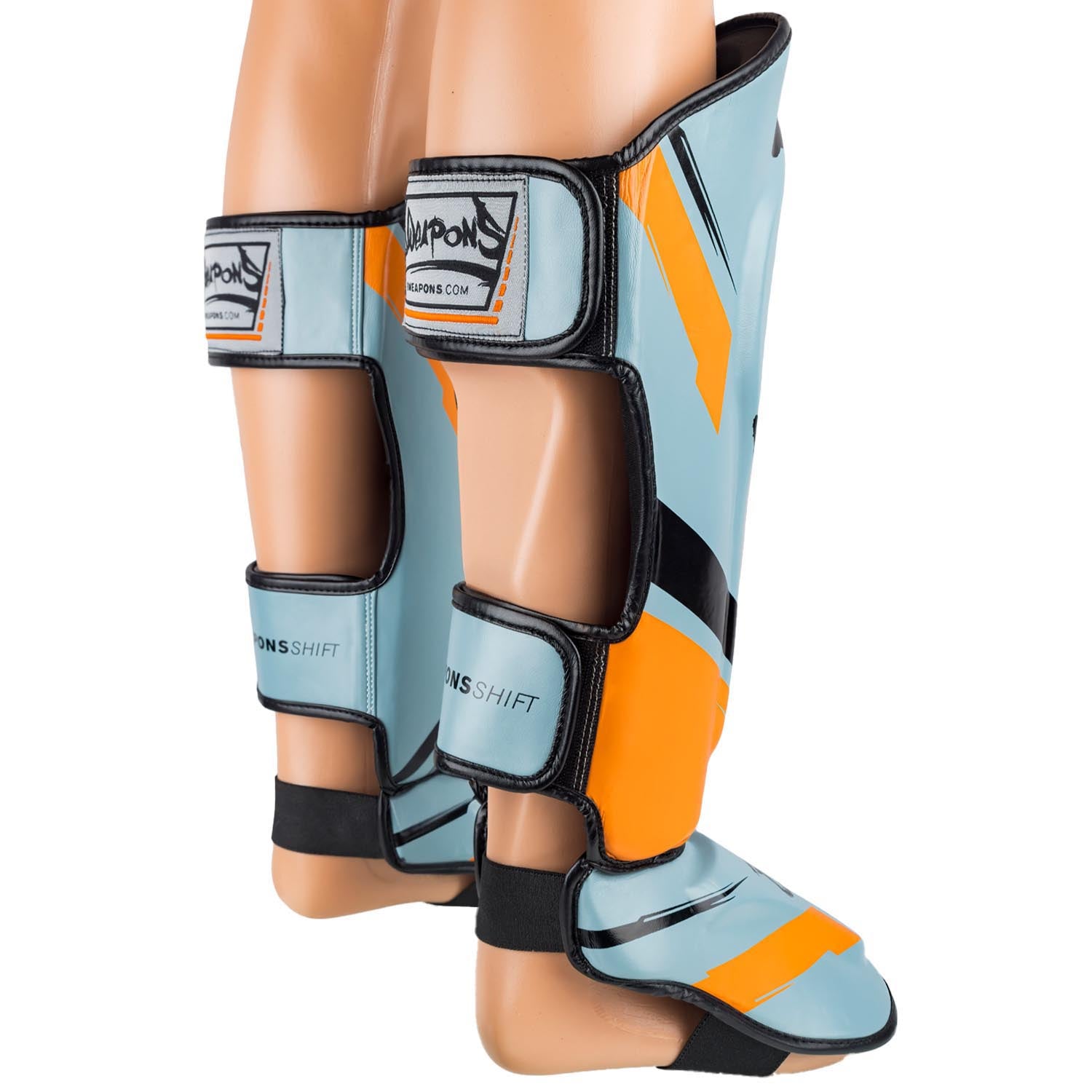 Protège-tibias - 8 WEAPONS - Shift - Gris glacé/orange