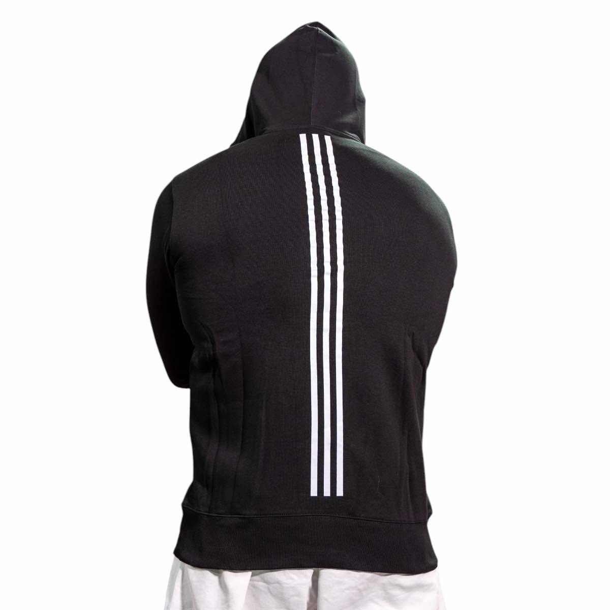 Veste capuche Adidas Kimono Style - Noir : Boutique des Arts Martiaux ADIMAOJ