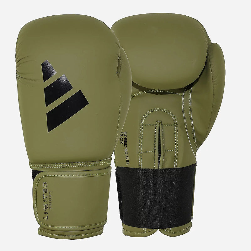 Gants de boxe éducative adidas Speed 50 - Vert et Noir