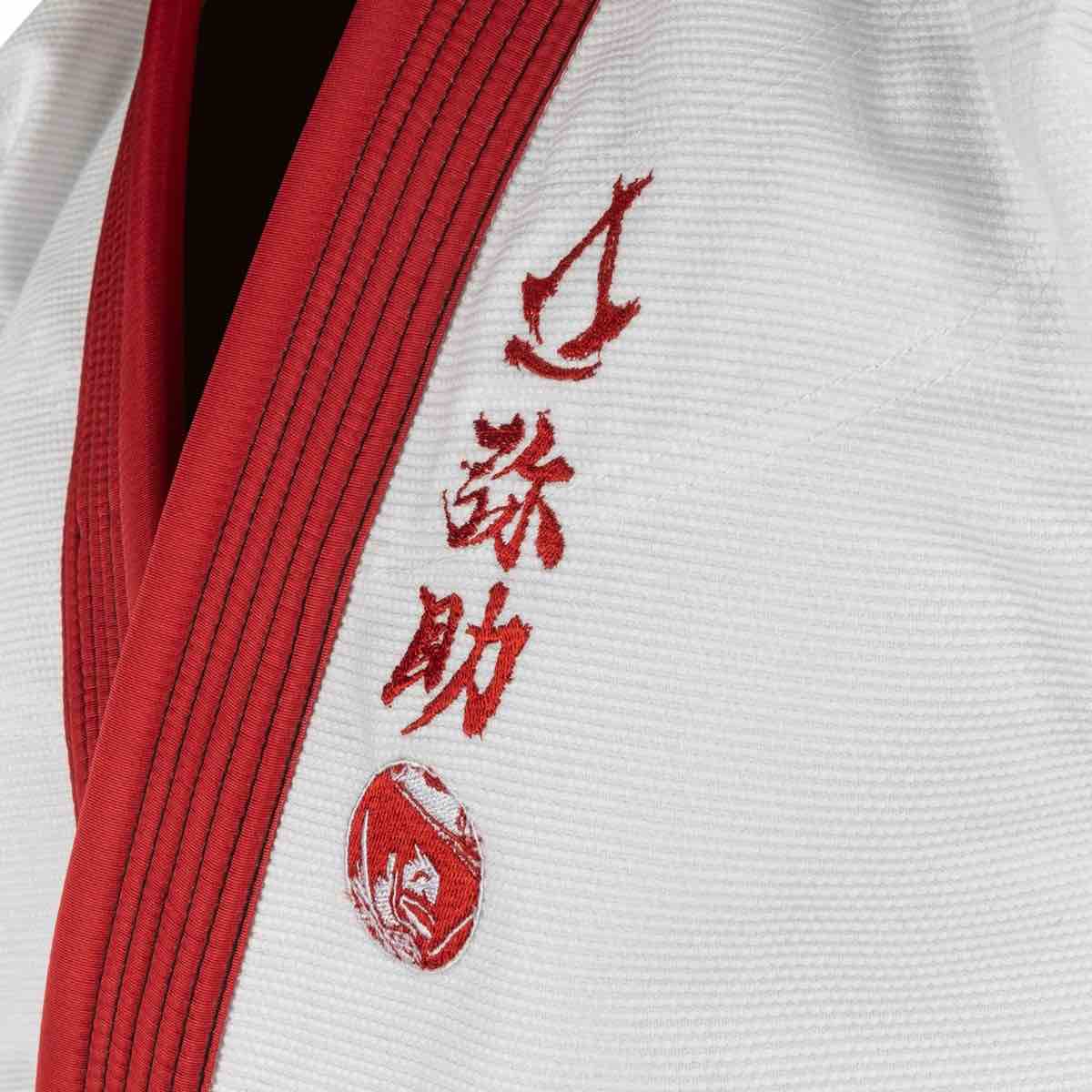 Kimono BJJ Venum x Assassin’s Creed Shadows Blanc/Rouge