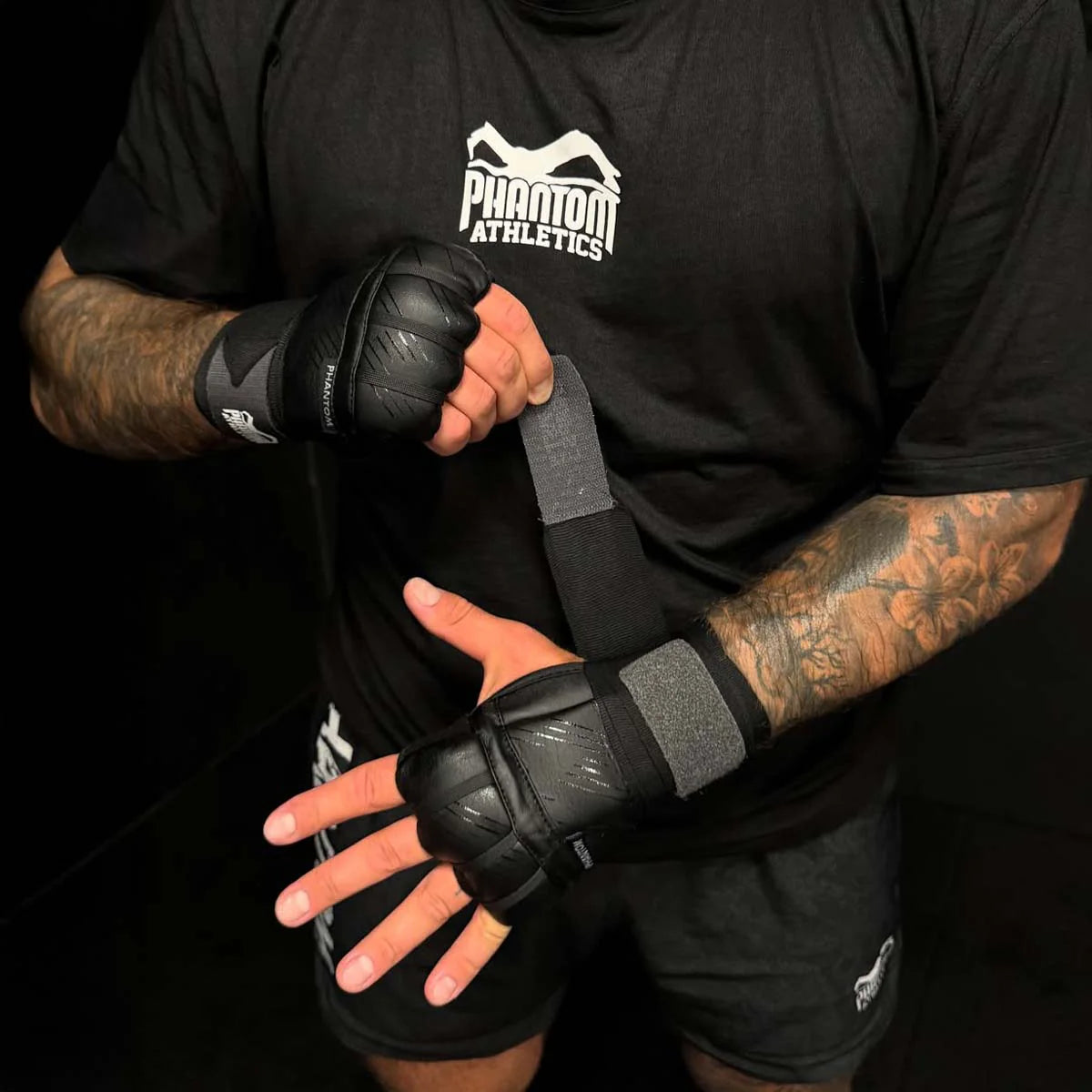 Bandages de boxe Fastwraps Lite - Phantom Athletics - Noir