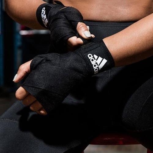 Bandes de boxe Adidas 450 cm - Noir - Boutique des Arts Martiaux et Sports de Combat