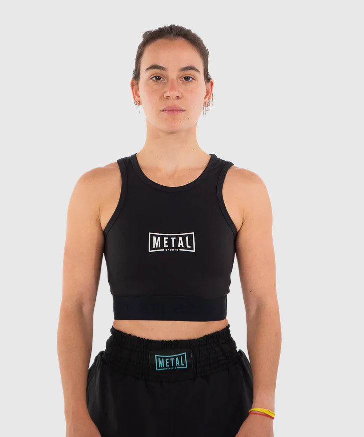 Brassière Femme Metal Boxe - MSBW201 Noir