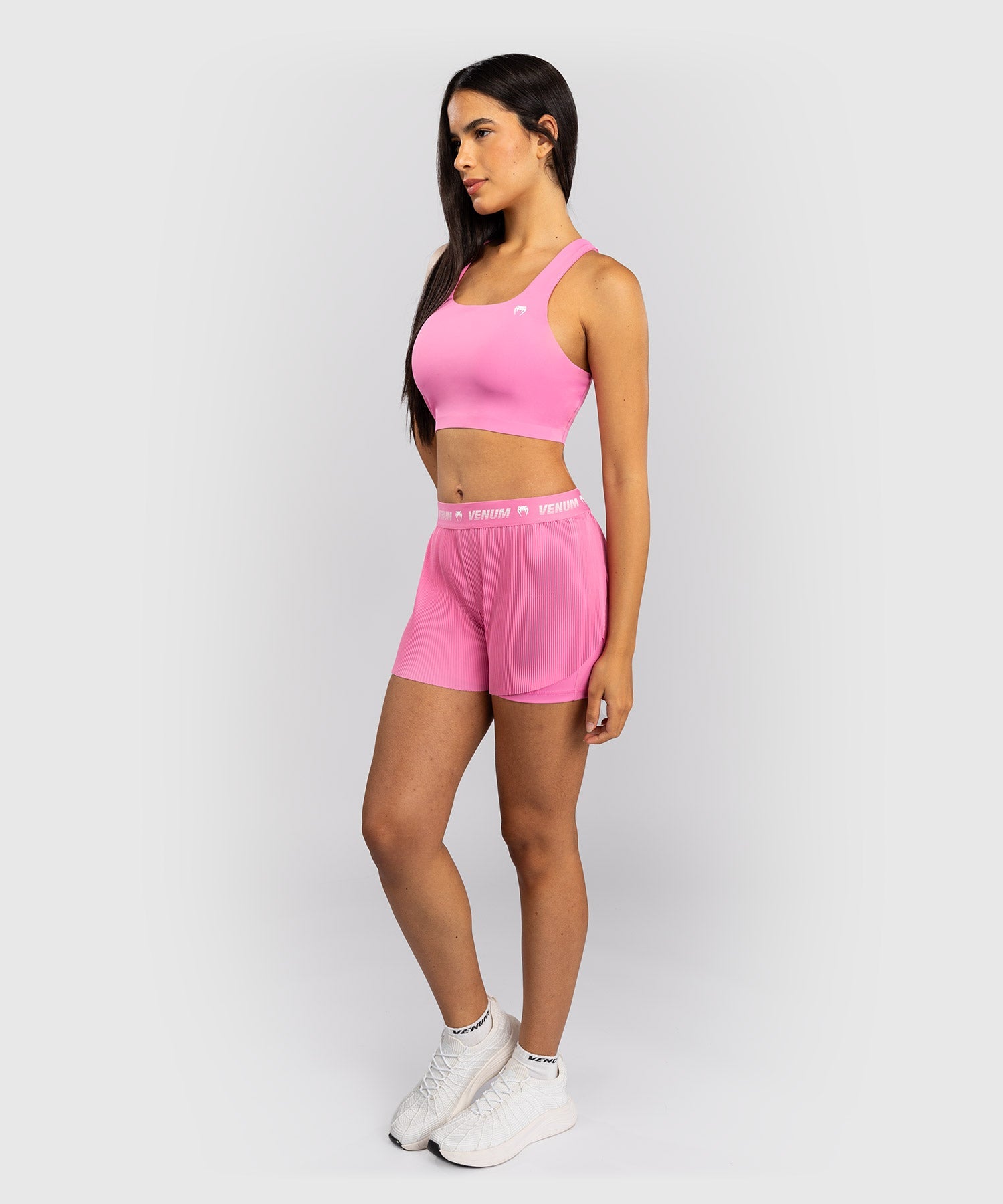 Brassière de Sport pour Femmes Venum Essential X - Rose Bonbon