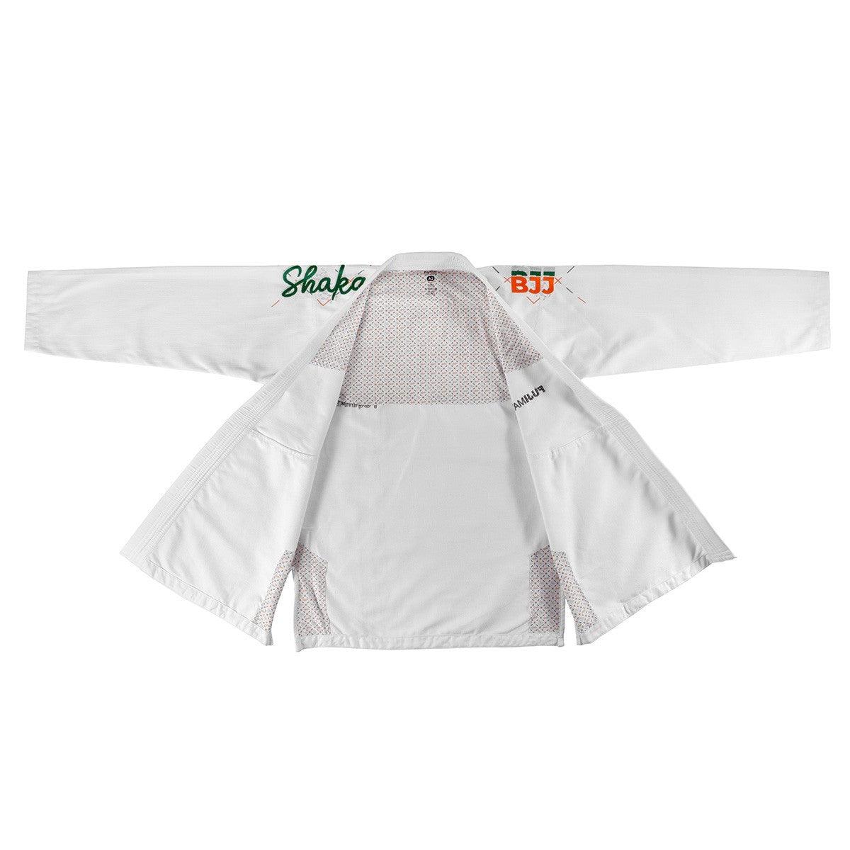 Brazilian Jiu Jitsu Gi Fuji Mae Shaka 2.0 - Blanc/Vert 104334