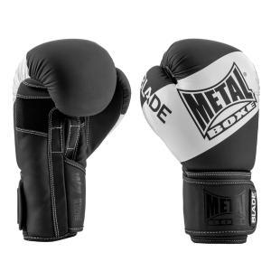 Gants d'entrainement Metal Boxe Blade Black & White - Boutique des Arts Martiaux et Sports de Combat