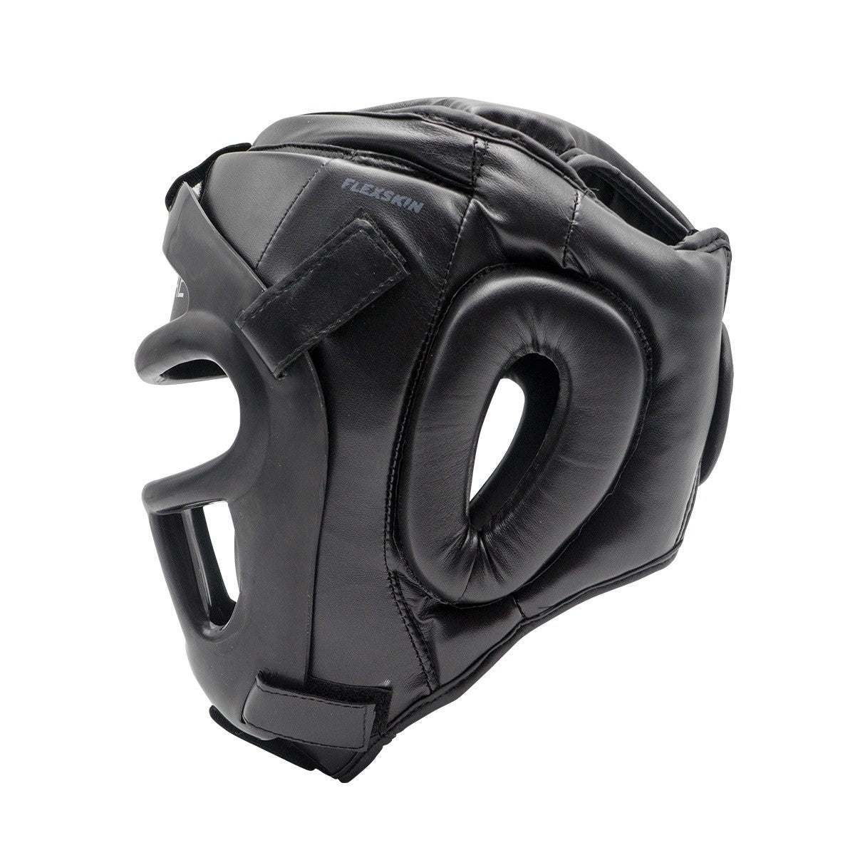 Casque FUJIMAE Advantage Flexskin Noir avec grille amovible pour protection tête et visage