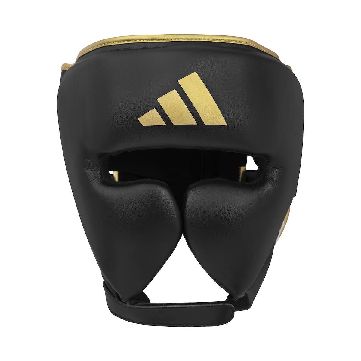 Casque de Boxe Anglaise Adidas Super Pro Noir Or