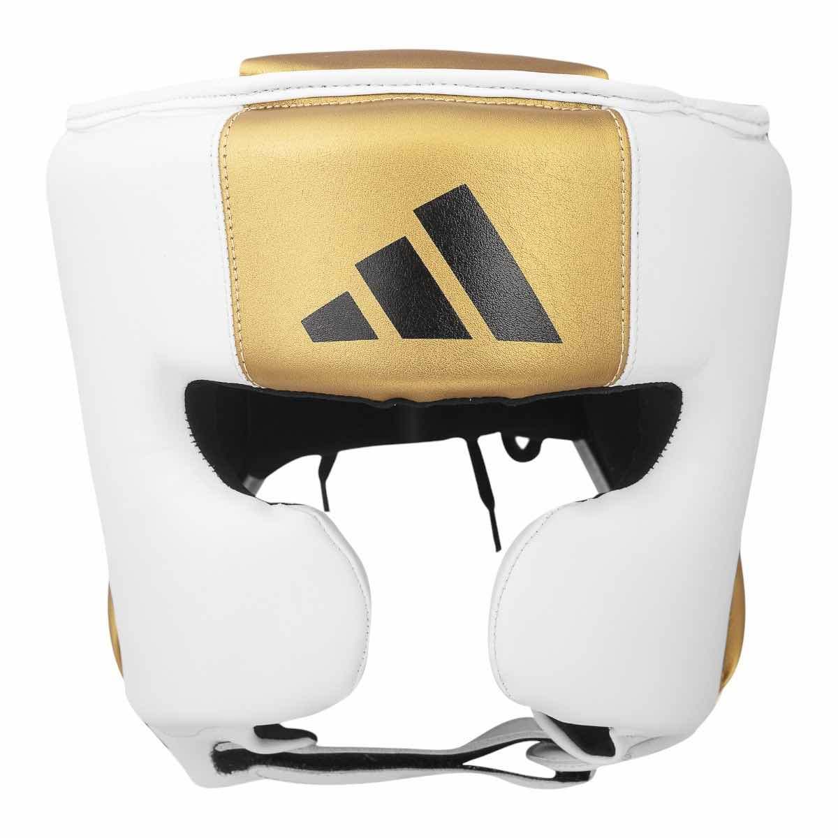 Casque de boxe Adidas Sparring Speed Pro FW23 Blanc/Or