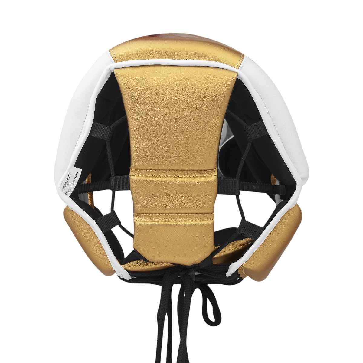 Casque de boxe Adidas Sparring Speed Pro FW23 Blanc/Or crane